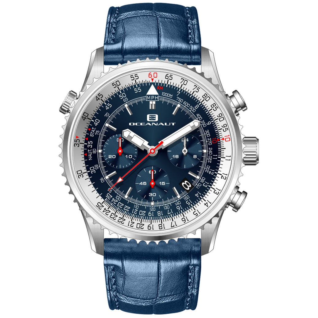 Oceanaut Men's Flight Blue Dial Watch - OC0130