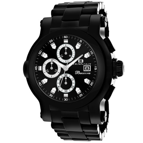 Oceanaut Men's Baccara XL Black Dial Watch - OC0828