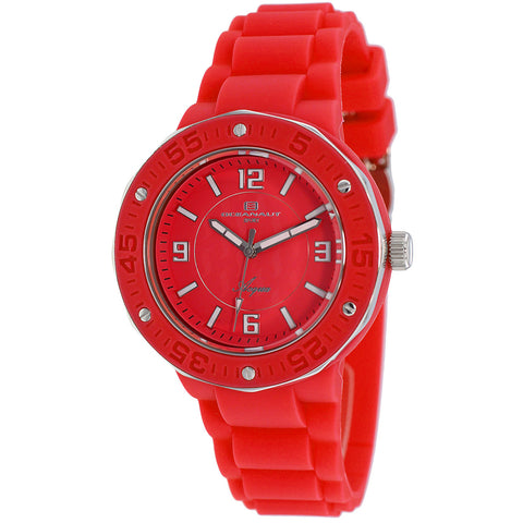 Oceanaut Women's Acqua Red Dial Watch - OC0225