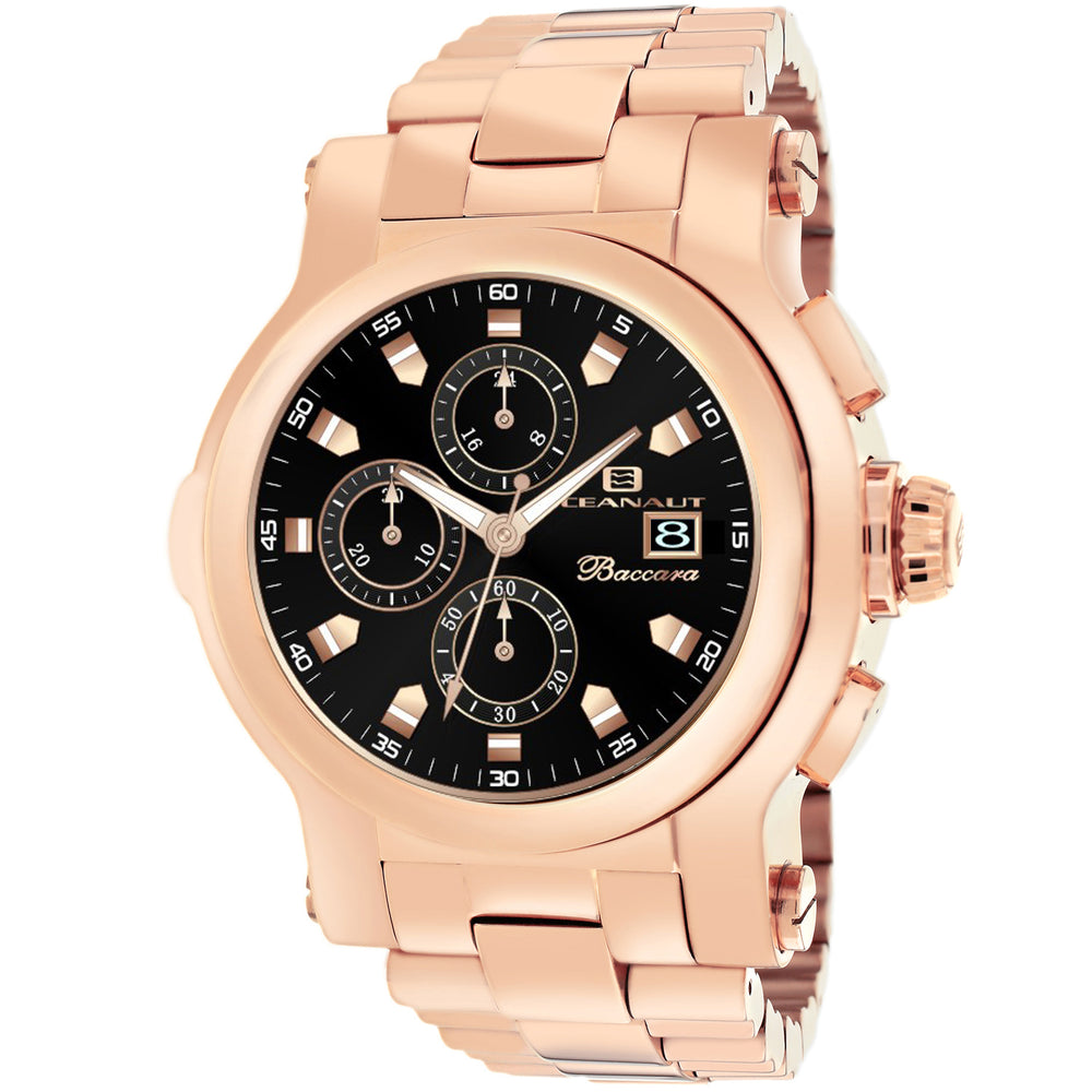 Oceanaut Men's Baccara XL Black Dial Watch - OC0827