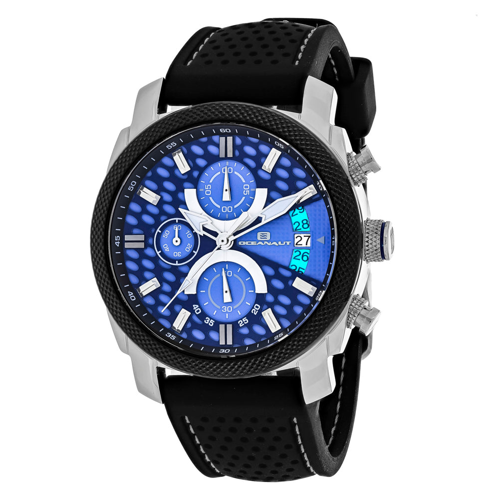 Orologio Marea uomo in acciaio bicolore e quadrante blu B41391/4