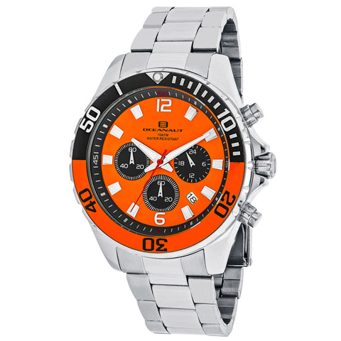 Oceanaut Men's Sevilla Orange Dial Watch - OC2522